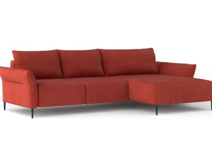 Coltar extensibil LUIS cu lada pentru depozitare, personalizabil 255x164cm