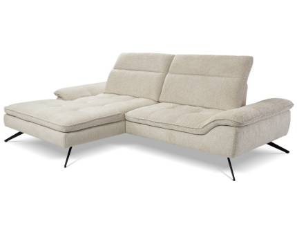 Coltar CARINO fix cu tetiere reglabile, spatar reglabil, personalizabil 288x202cm