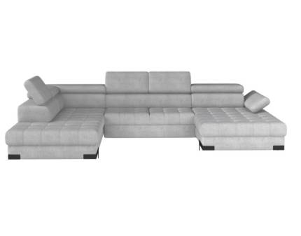 Coltar extensibil SELVA XL cu lada pentru depozitare, tetiere reglabile, personalizabil 223x339x173cm