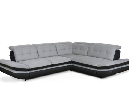 Coltar extensibil STRATUS XL cu lada pentru depozitare, tetiere reglabile, cotiere reglabile 316x264cm