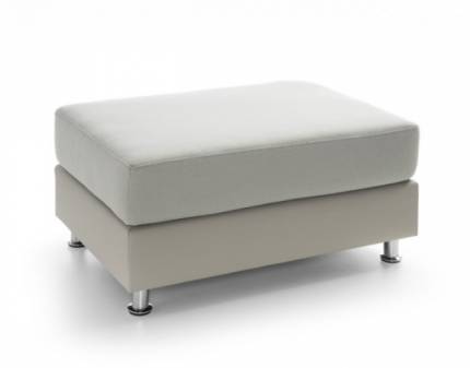 Taburet UNIVERSAL X design minimalist, picioare metalice, personalizabil 85x65xH43cm