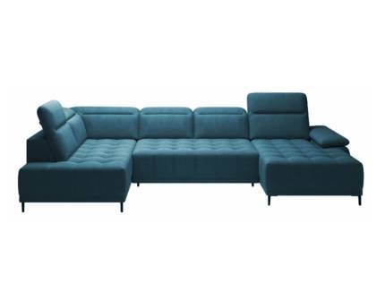 Coltar cu reglaj electric FOCUS XL cu tetiere reglabile, personalizabil 204x352x177cm 