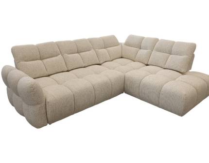 Coltar CALMA fix cu tetiere reglabile, spatar reglabil, personalizabil 277x225cm