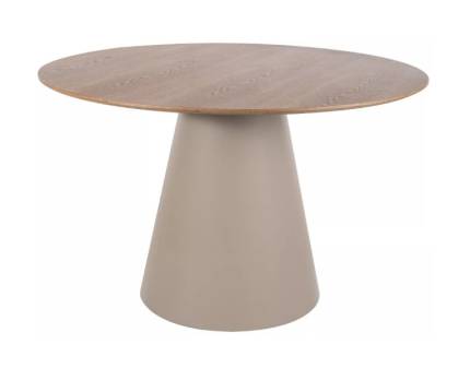 Masa ANGEL CASHMIRE 120 din MDF si furnir narural stejar, MDF casmir 120xH75cm