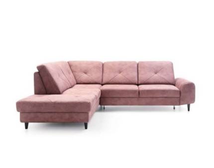 Coltar extensibil PLAY material textil gri, cu ladaa pentru depozitare 265x225cm