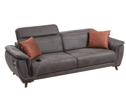 Canapea cu reglaj electric ARMANI cu tetiere reglabile 235x95cm personalizabil 