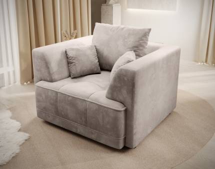 Fotoliu TIGA confortabil, cu design modern, personalizabil 115x103xH87cm