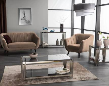 Set canapea+2 fotolii ELITE VELVET fixe, catifea - canapea 153x85cm, fotolii 91x85cm