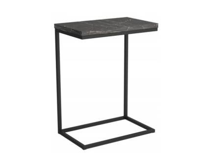 Masuta laterala NORI din PAL Egger , metal negru 51x31xH66cm