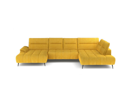 Coltar cu reglaj electric MONTANA XL cu tetiere reglabile, spatar reglabil, personalizabil 389x220x185cm