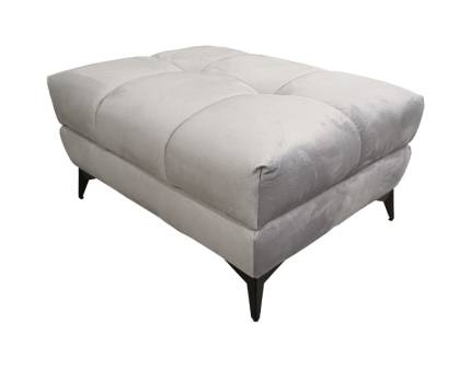 Taburet PARIS X cu picioare negre, personalizabil 97x75xH48cm