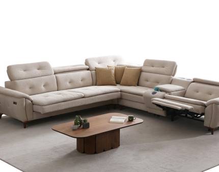 Coltar cu 1 recliner, sezut reglabil si sound system LAZIO L 