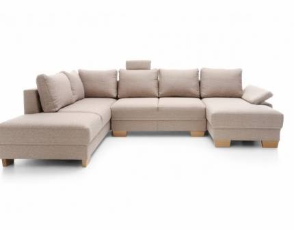 Coltar extensibil CHIVAS U cu cotiera reglabila, personalizabil 228x318x155cm