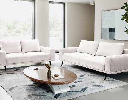 Set canapele 3+2 locuri SELENE personalizabil - canapea 3 locuri extensibila 242x115cm, canapea 2 locuri 202x115cm