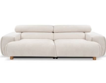 Canapea 2 locuri NARA fixa, cu tetiere reglabile, personalizabila 230x113cm